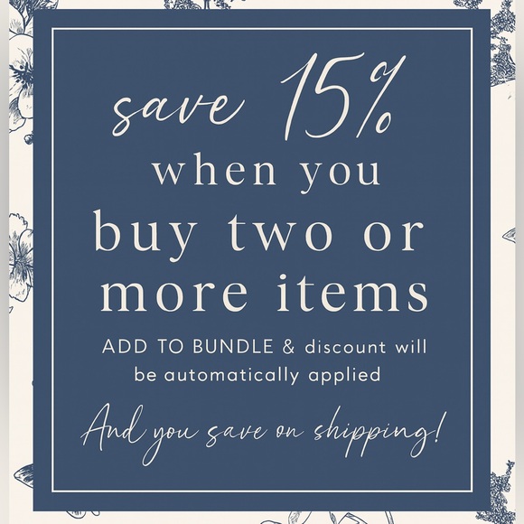 Save 15% when you buy 2 or more items from my closet! - Picture 1 of 3